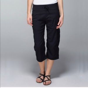 Lululemon Dance Studio Crop II Black Pants Athletic
